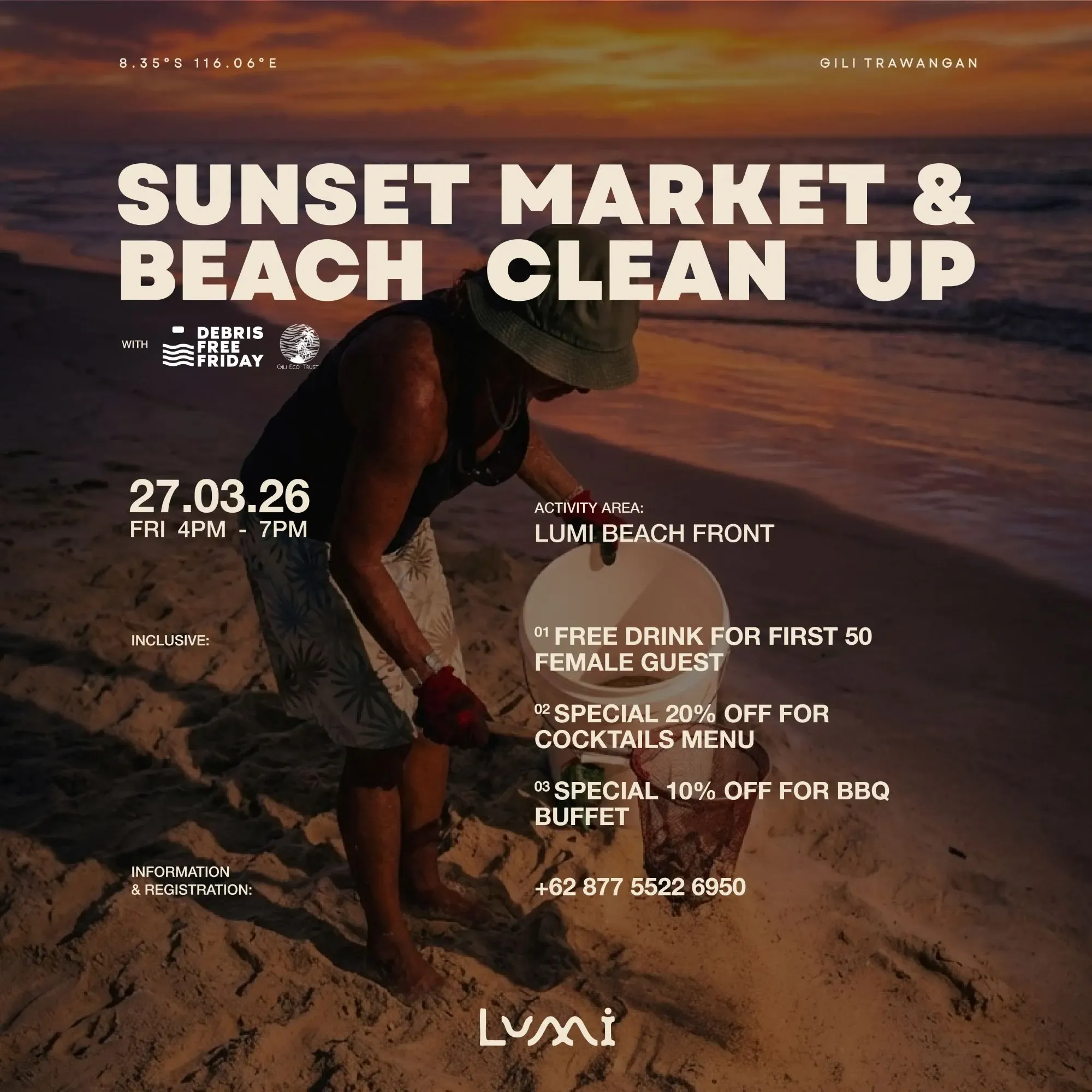 Sunset Market & Beach Clean Up